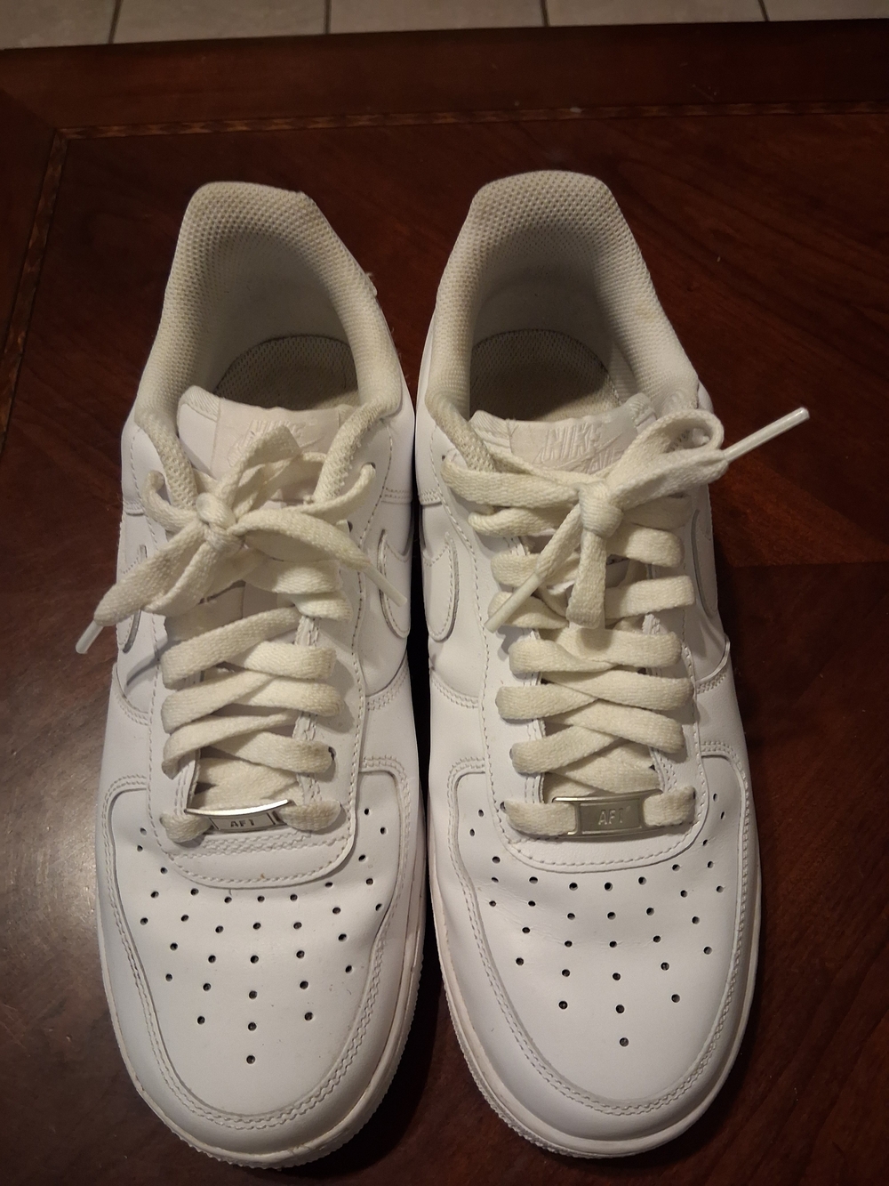 Size 8- Nike Air Force 1 Low White Mens.